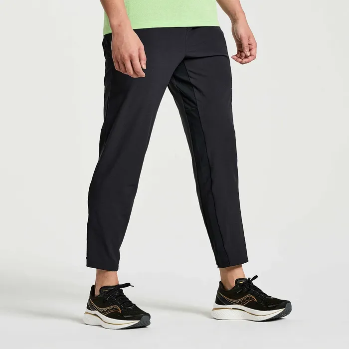 Bottoms Men Men8217s Boston Woven Pant Black Saucony Bottoms Men Men8217s Boston Woven Pant Black Saucony