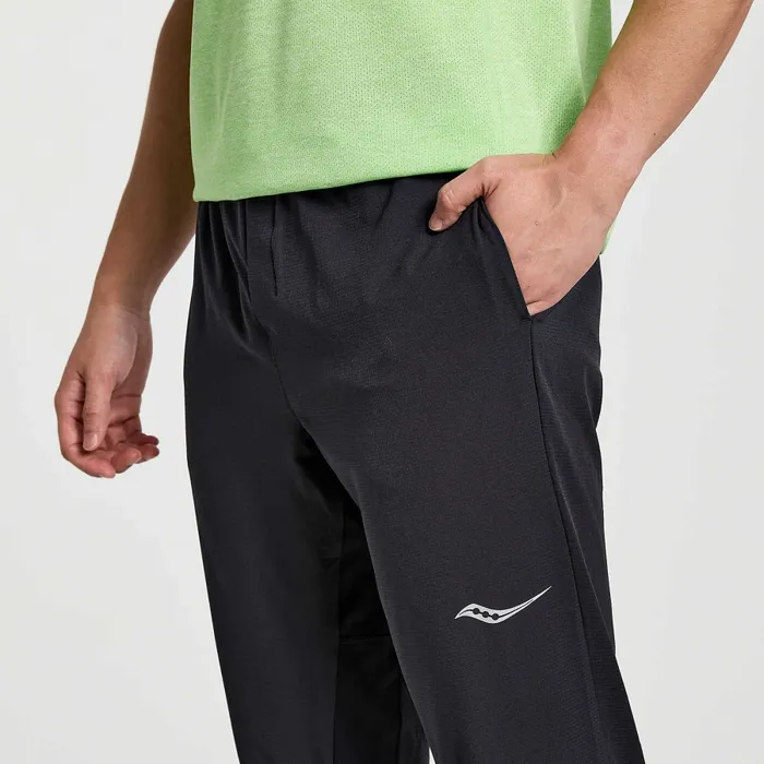 Bottoms Men Men8217s Boston Woven Pant Black Saucony Bottoms Men Men8217s Boston Woven Pant Black Saucony
