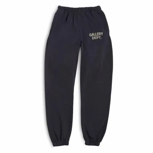 Bottoms WomenMen Gallery Dept GD ENGLISH LOGO SWEATPANT Black