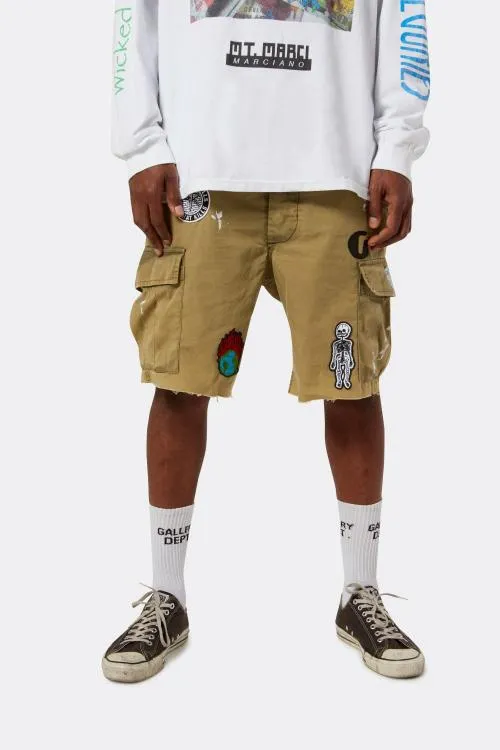 Bottoms WomenMen Gallery Dept KENZIE FATIGUE CARGO SHORTS Olive