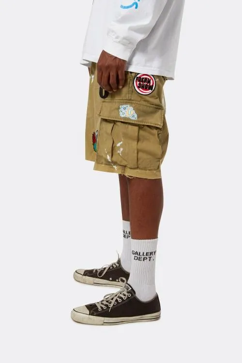 Bottoms WomenMen Gallery Dept KENZIE FATIGUE CARGO SHORTS Olive