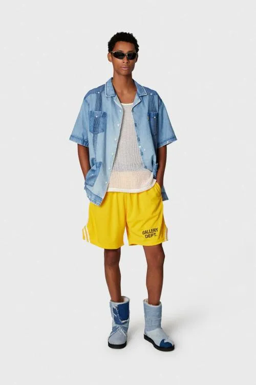 Bottoms WomenMen Gallery Dept VENICE COURT SHORTS Yellow