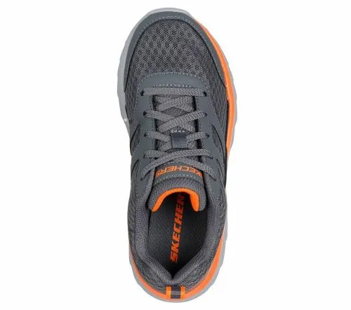 Boundless 8211 UnmatchedPace Charcoal Orange Kids SKECHERS Kids UK Sizes 9525