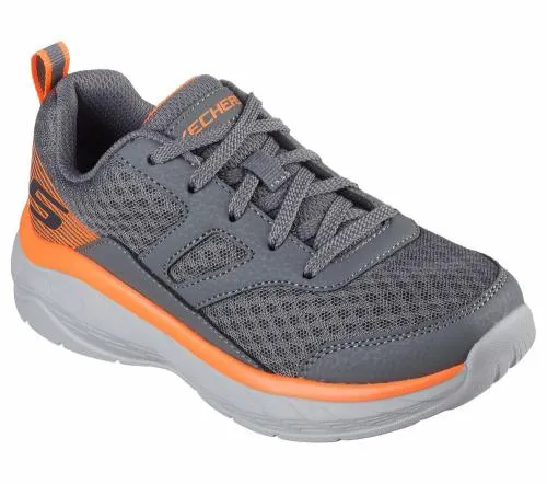 Boundless 8211 UnmatchedPace Charcoal Orange Kids SKECHERS Kids UK Sizes 9525