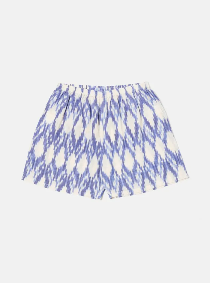Boxer Short In Ecru Ikat I Cotton Men Universal Works Underwear