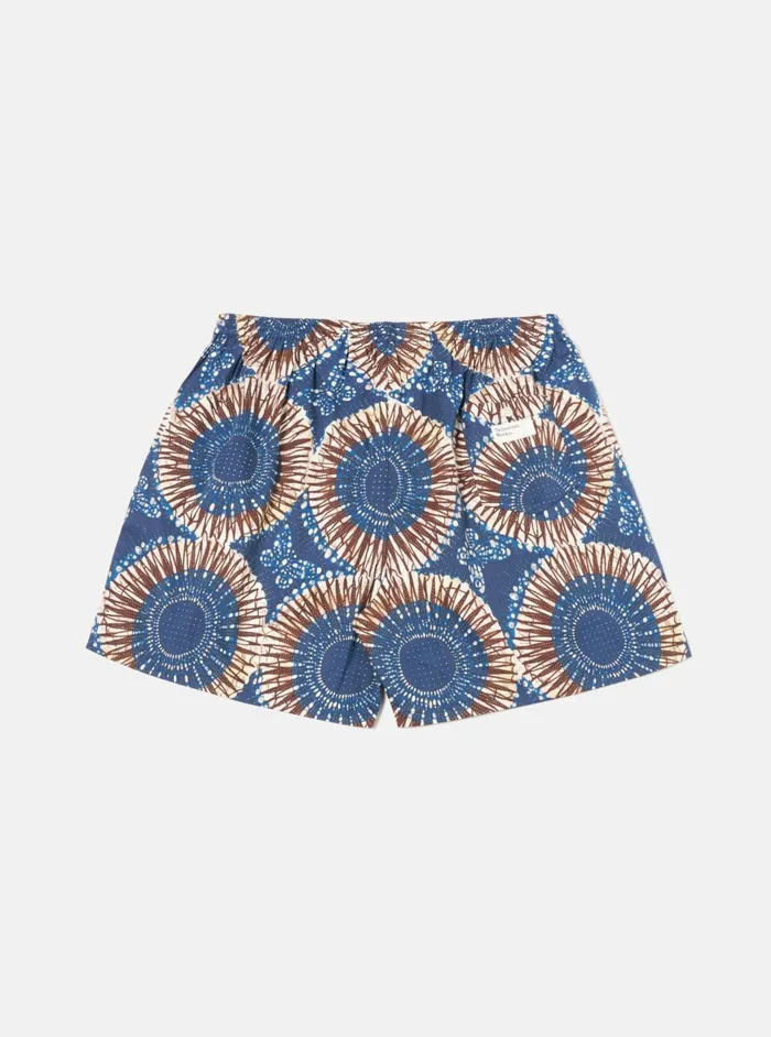 Boxer Short In Navy Hokkoh Print Men Universal Works Underwear