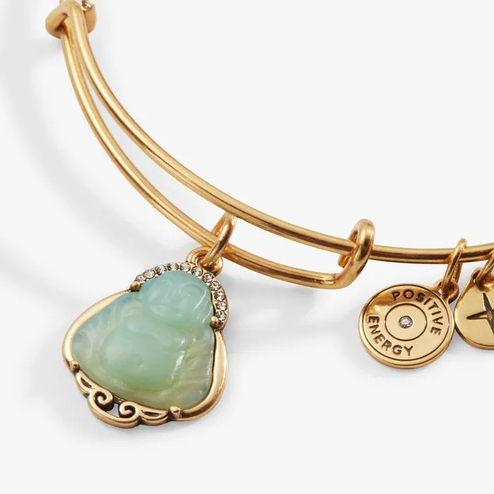 Bracelets Women Alex And Ani Buddha Charm Bangle Antiqued Gold