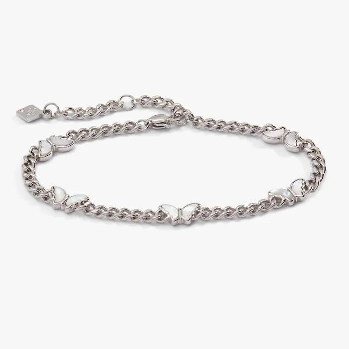 Bracelets Women Alex And Ani Butterfly Curb Chain Bracelet Stainless Steel Silver Bracelets Women Alex And Ani Butterfly Curb Chain Bracelet Stainless Steel Silver