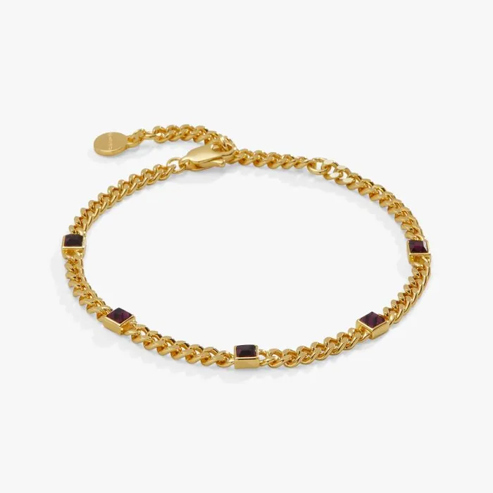 Bracelets Women Alex And Ani February Birthstone Amethyst Curb Chain Bracelet Silver