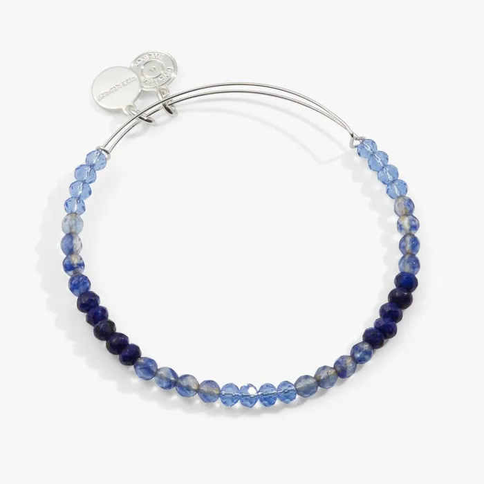Bracelets Women Alex And Ani Ombre Faceted Stone Beaded Charm Bangle Blue Silver Bracelets Women Alex And Ani Ombre Faceted Stone Beaded Charm Bangle Blue Silver