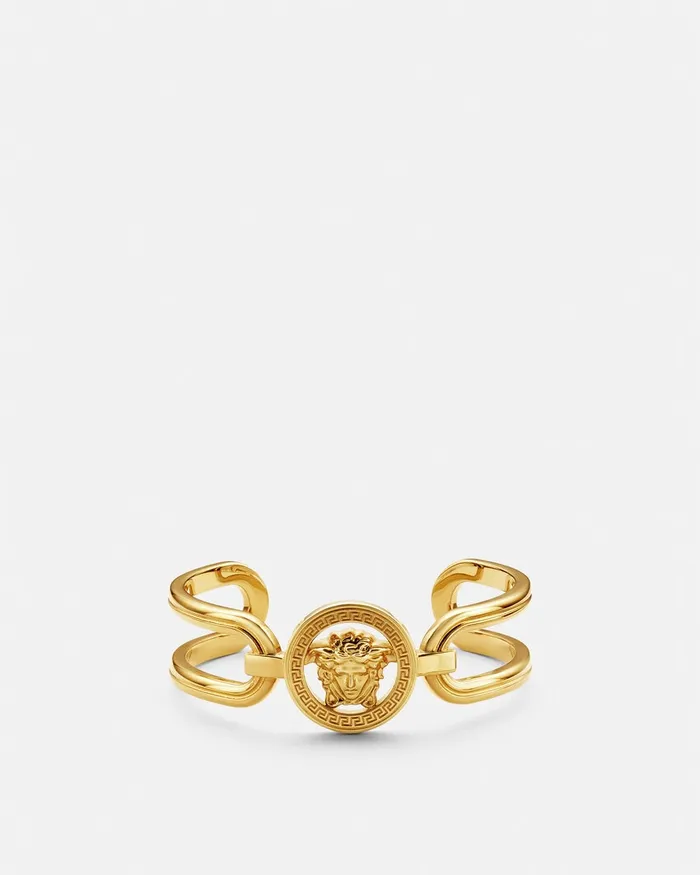 Bracelets WomenMen Versace Medusa 03995 Cuff Bracelet Light Gold