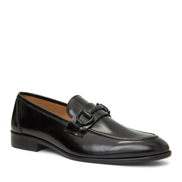 Bruno Magli Alessio Slip On Black Bit Loafer Black Leather Men Loafers and Slipons Bruno Magli Alessio Slip On Black Bit Loafer Black Leather Men Loafers and Slipons