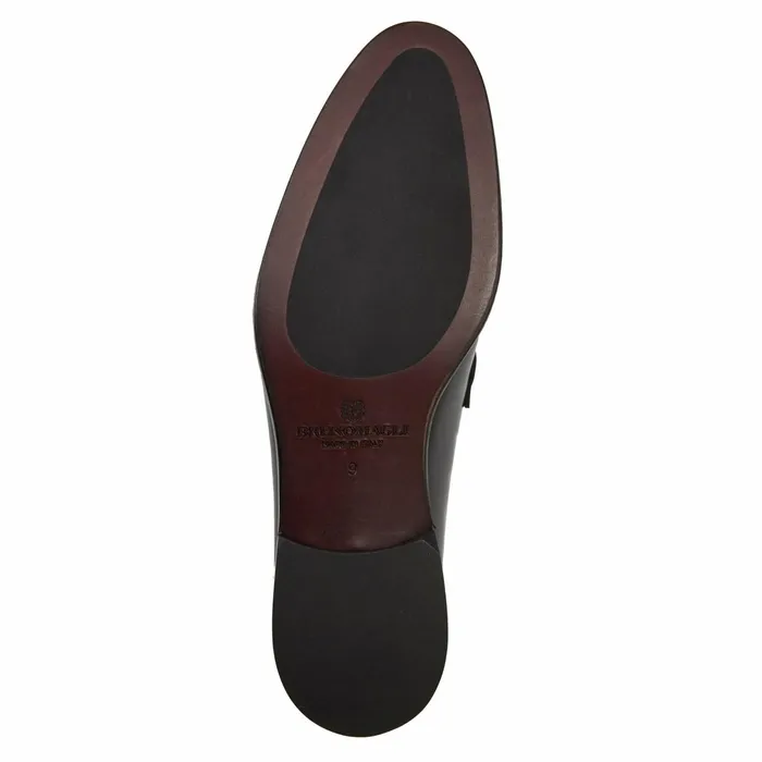 Bruno Magli Alessio Slip On Black Bit Loafer Black Leather Men Loafers and Slipons
