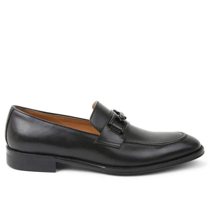 Bruno Magli Alpha Classic Bit Leather Loafer 8211 Black Men Dress Shoes