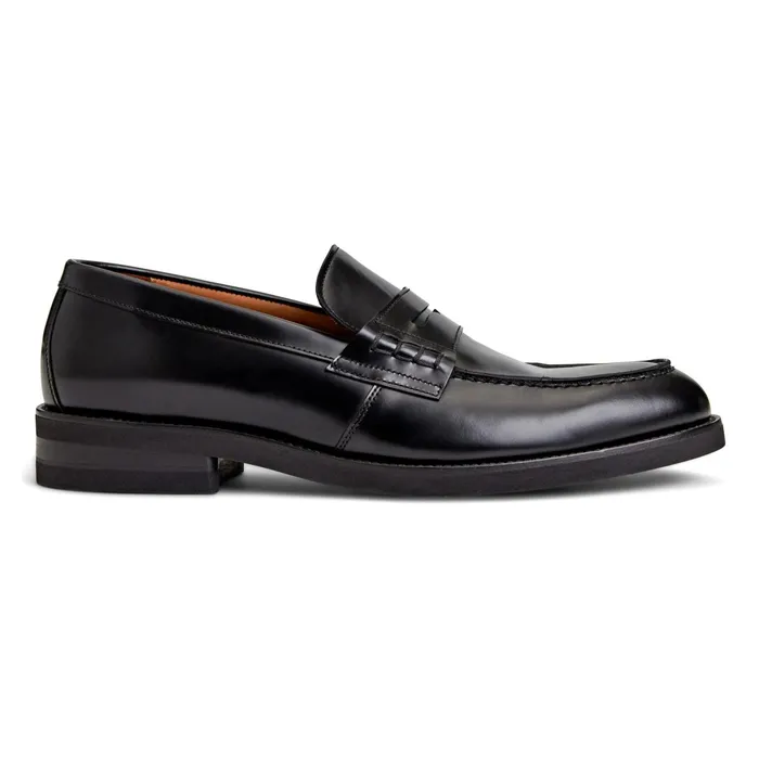 Bruno Magli Carter Casual Loafer Black Leather Men Casual Shoes