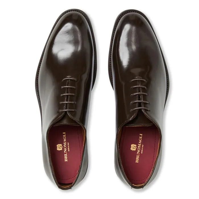 Bruno Magli Claudio Balmoral Leather OxfordBrown Men Dress Shoes