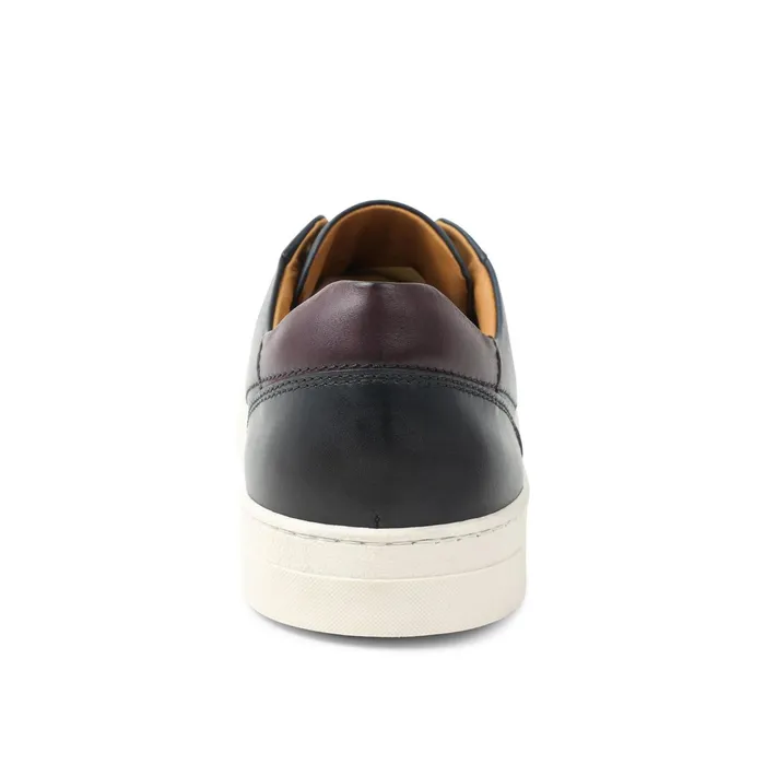 Bruno Magli Dante LacetoToe Leather Sneaker 8211 Navy Men Casual Shoes
