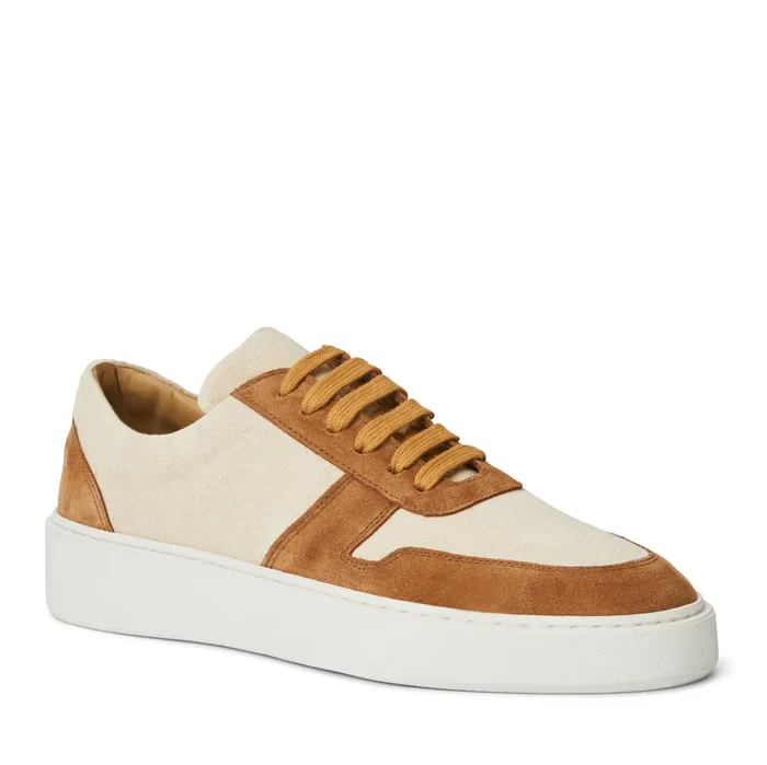 Bruno Magli Darian Sneaker Sand Canvas Men Sneakers
