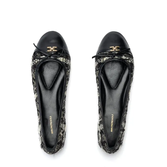 Bruno Magli Donatella Ballet Flat Tweed Women Flats and Loafers
