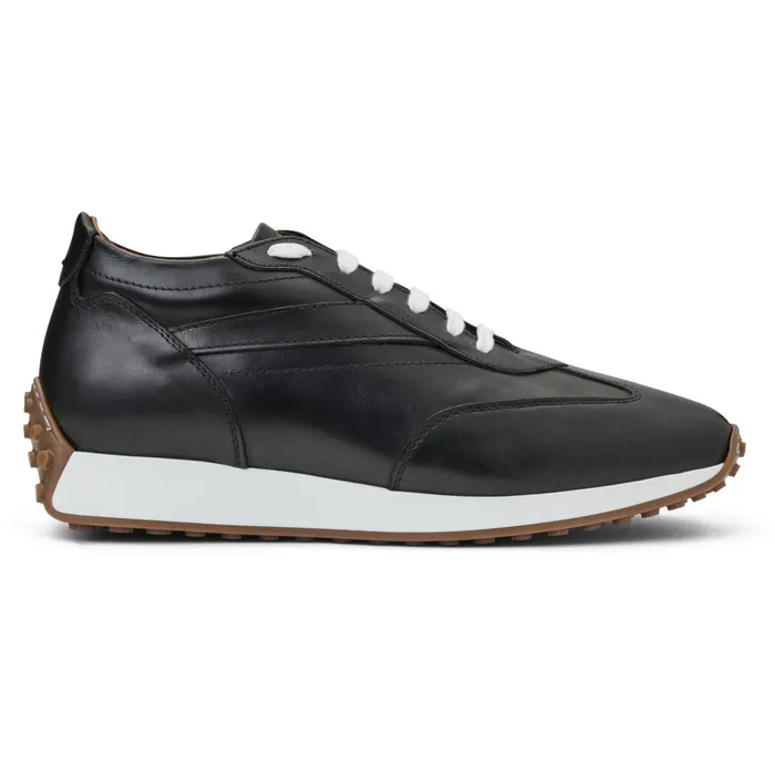 Bruno Magli Duccio Mid Leather Jogger SneakerBlack Men Sneakers