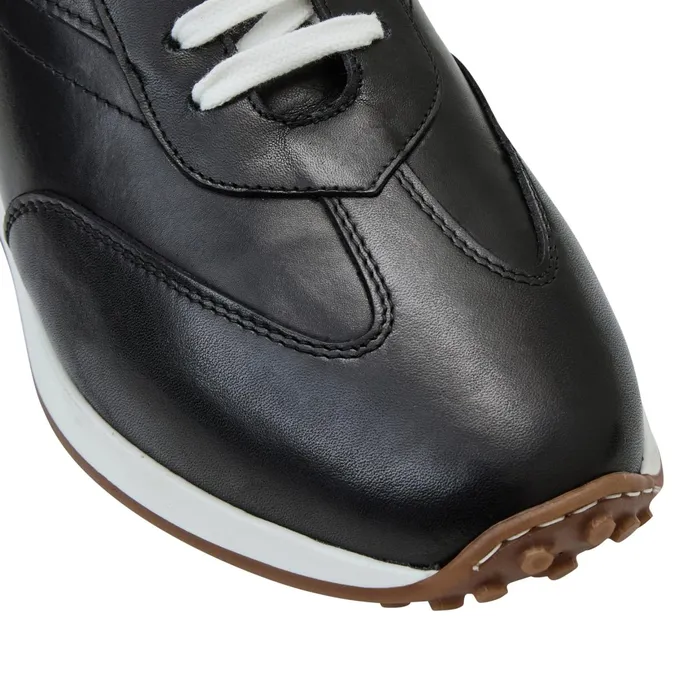Bruno Magli Duccio Mid Leather Jogger SneakerBlack Men Sneakers
