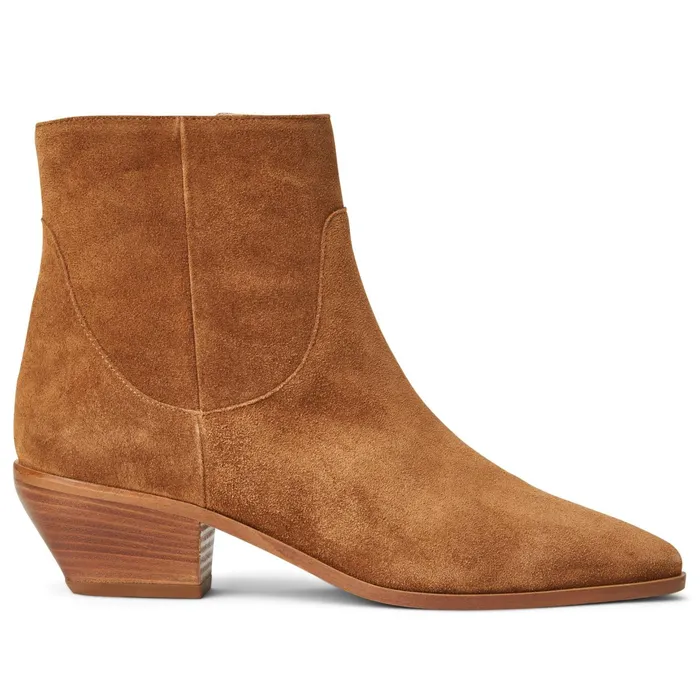Bruno Magli Fabiana Boot Cognac Suede Women M BY BRUNO MAGLI