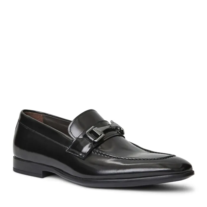 Bruno Magli Saffo Slip On Black Bit Loafer Black Leather Men Loafers and Slipons Bruno Magli Saffo Slip On Black Bit Loafer Black Leather Men Loafers and Slipons