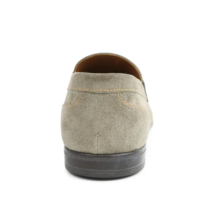 Bruno Magli Silas Suede Loafer 8211 Taupe Men Loafers and Slipons
