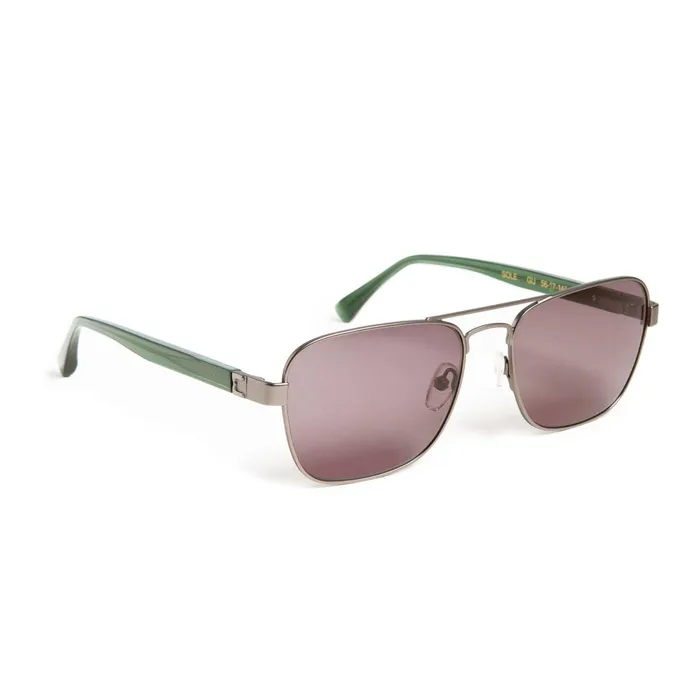 Bruno Magli Sole Aviator Sunglasses 8211 Gunmetal Men Sunglasses