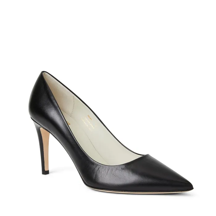 Bruno Magli Telma Leather PointedToe Pump 8211 Black Women Evening