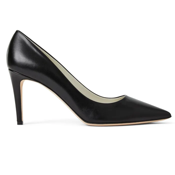 Bruno Magli Telma Leather PointedToe Pump 8211 Black Women Evening