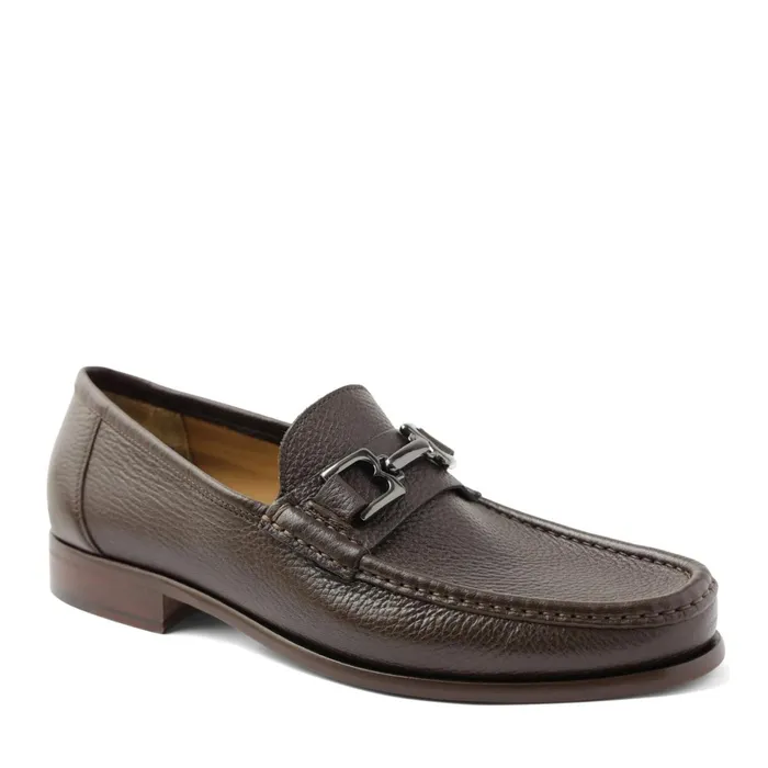 Bruno Magli Trieste Classic Leather Moccasin 8211 Dark Brown Cervo Men Dress Shoes Bruno Magli Trieste Classic Leather Moccasin 8211 Dark Brown Cervo Men Dress Shoes