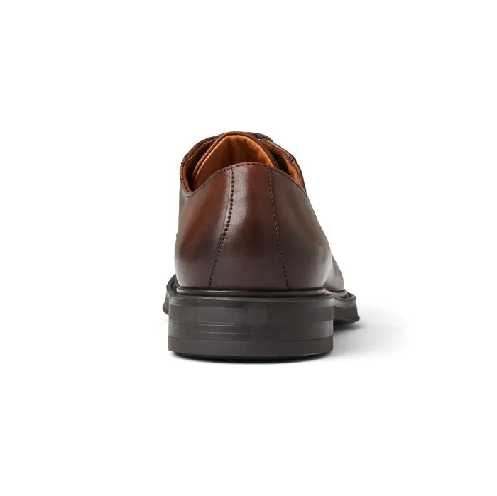 Bruno Magli Tyler Split Toe Leather DerbyCognac Men Laceups and Oxfords