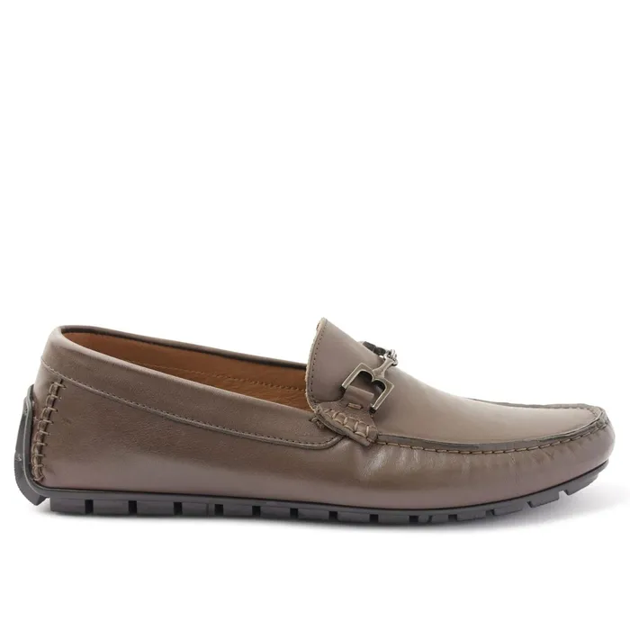 Bruno Magli Xander Leather Driving Moccasin 8211 Brown Men Dress Shoes