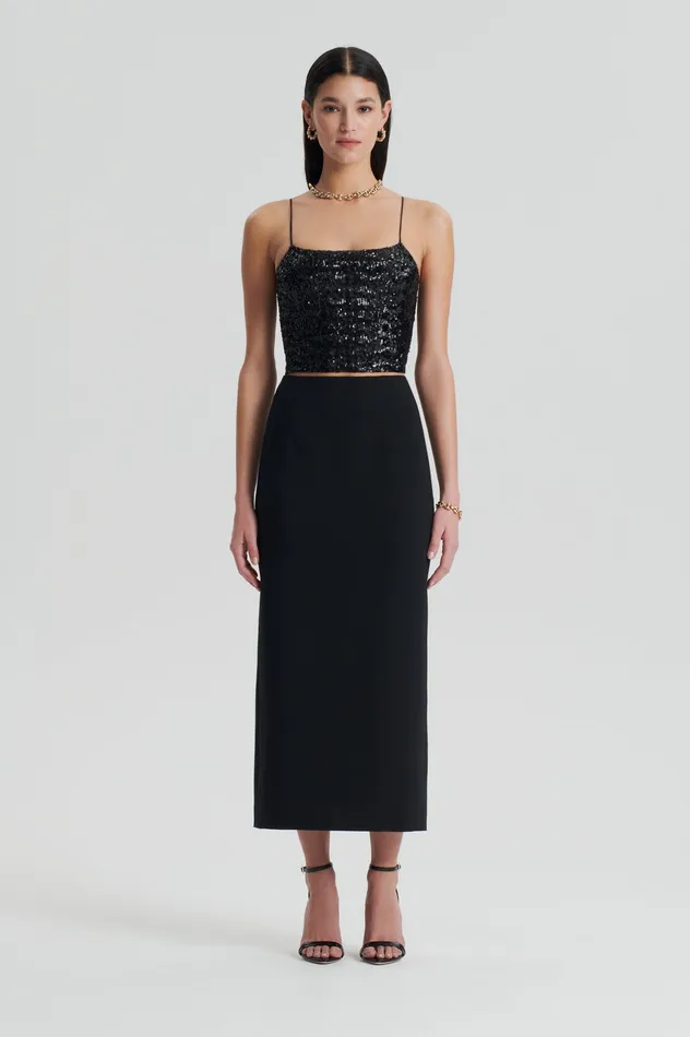 CADY PENCIL SKIRT BLACK Skirts Scanlan Theodore Women