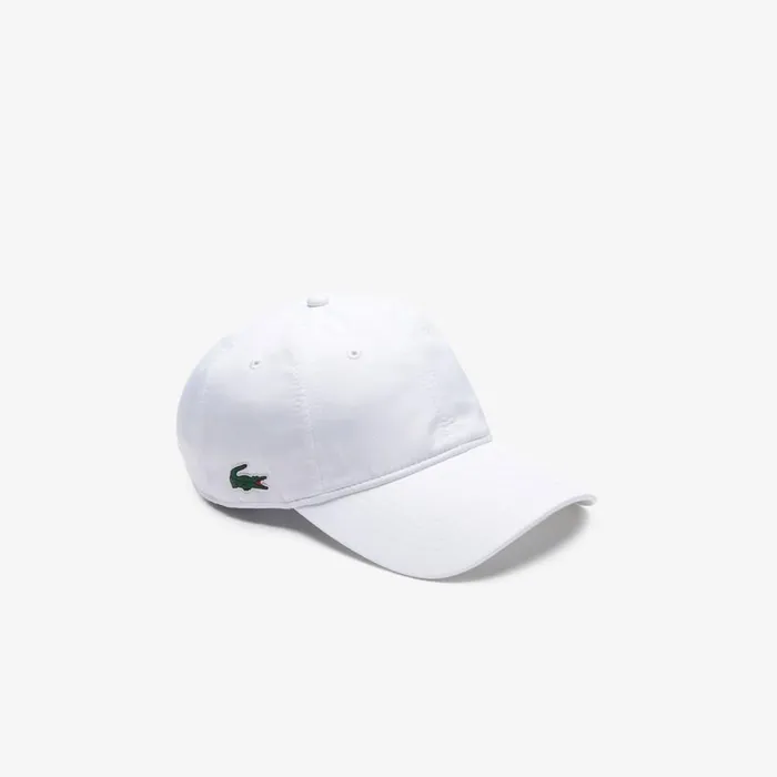 Caps and Hats Men Lacoste Men039s Sport Lightweight Cap White 001