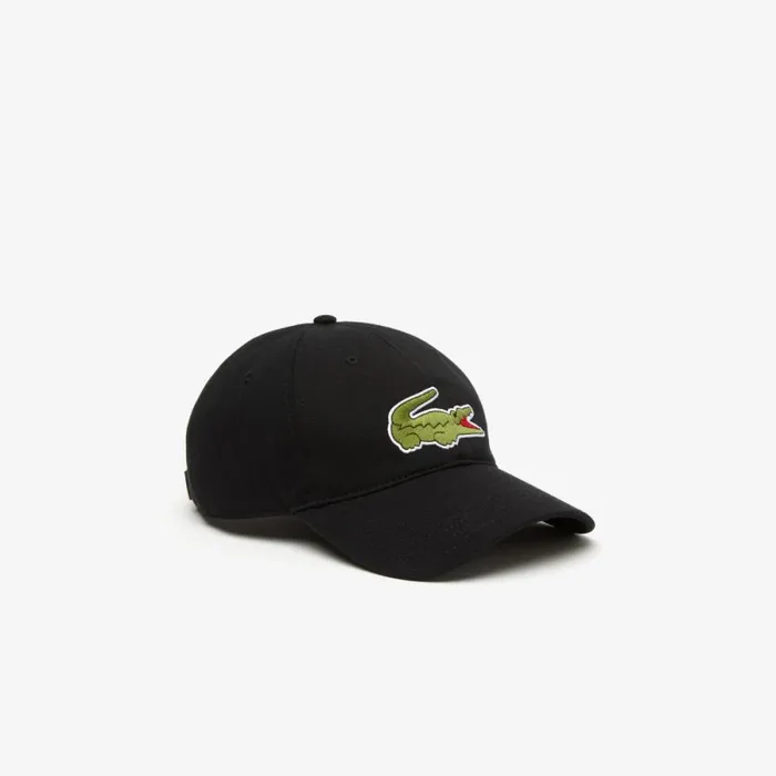Caps and Hats MenWomen Lacoste Unisex Adjustable Organic Cotton Twill Cap Black 031 Caps and Hats MenWomen Lacoste Unisex Adjustable Organic Cotton Twill Cap Black 031