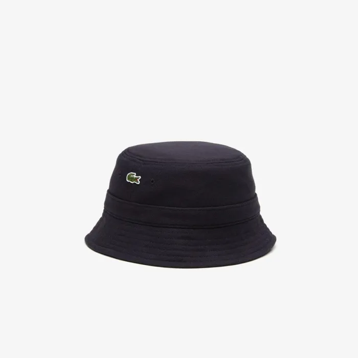 Caps and Hats MenWomen Lacoste Unisex Organic Cotton Bucket Hat Abysm Blue Hde Caps and Hats MenWomen Lacoste Unisex Organic Cotton Bucket Hat Abysm Blue Hde