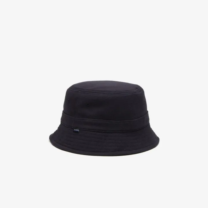 Caps and Hats MenWomen Lacoste Unisex Organic Cotton Bucket Hat Abysm Blue Hde