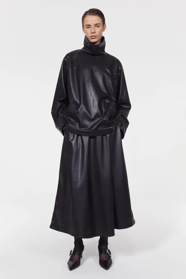 Cara Blouse Black Women Rodebjer Shirts and Blouses