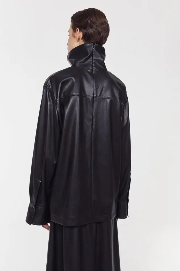 Cara Blouse Black Women Rodebjer Shirts and Blouses