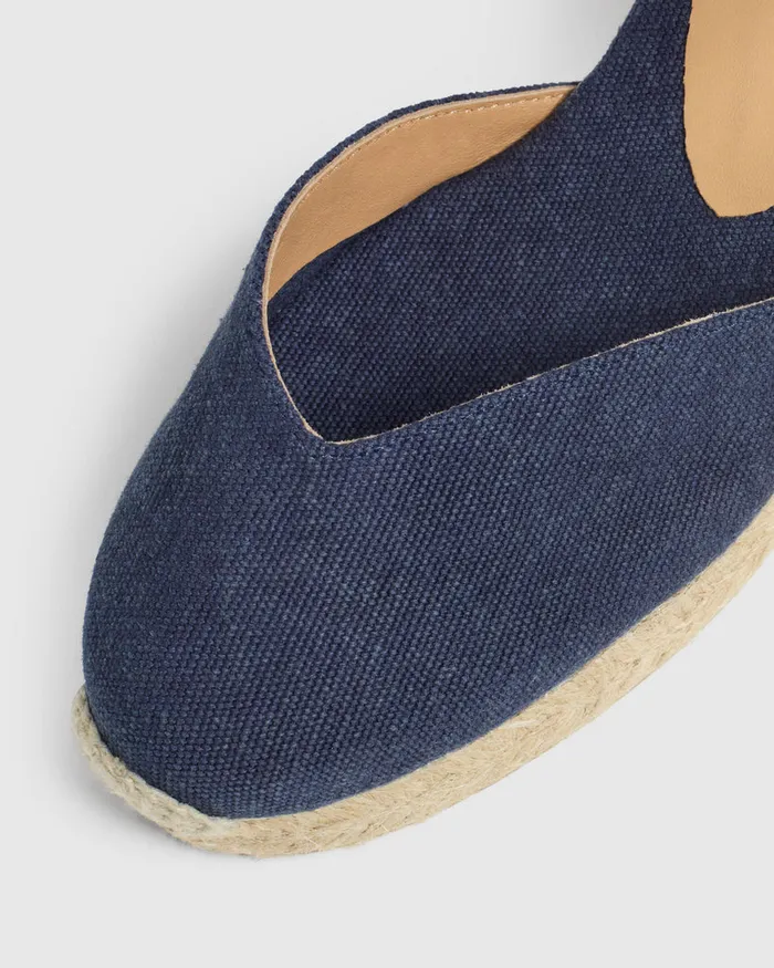 Castaer Chiarita6002 Azul Oxford Women Wedges