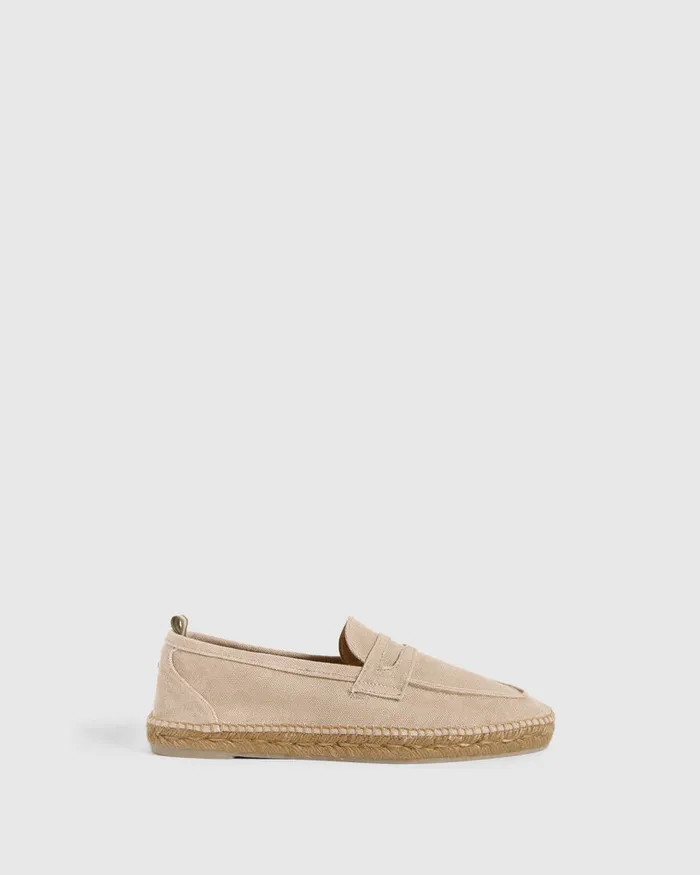 Castaer Nacho T002 Sand Men Flat Shoes