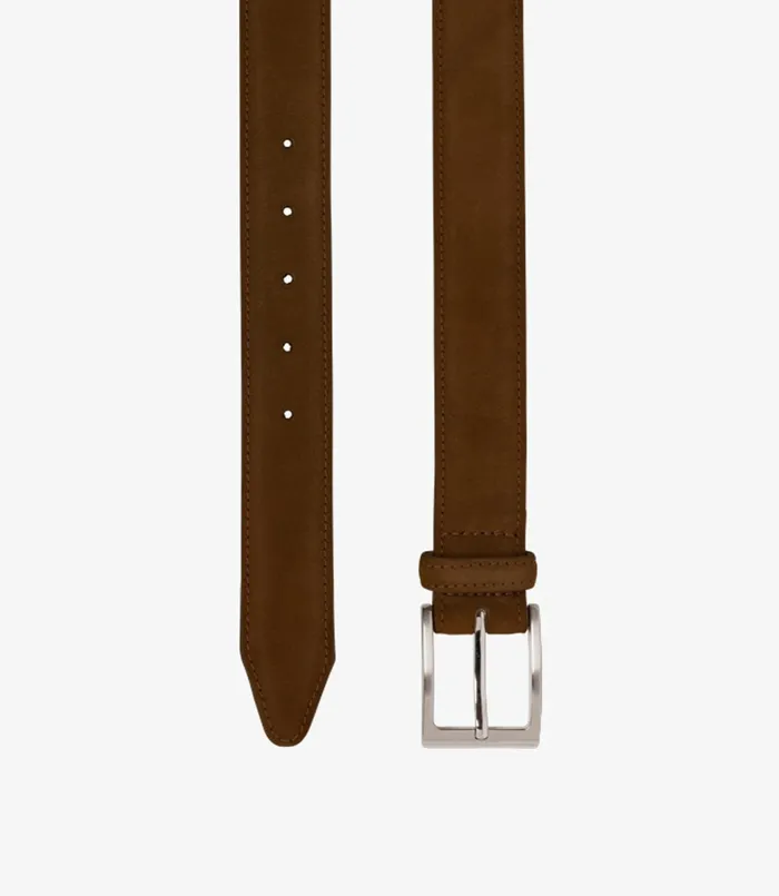 Casual Belts Loake Men William Belt Brown Suede