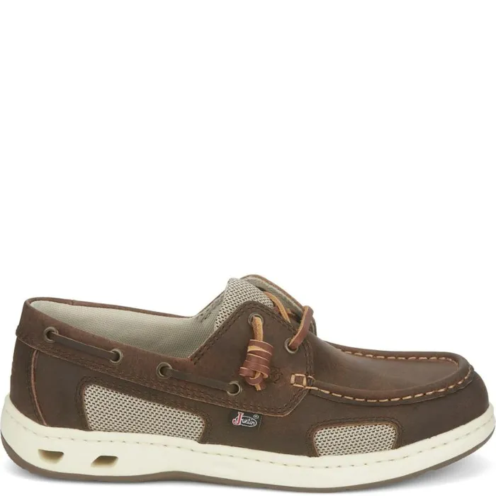 Casuals Men Justin Boots Angler SlipOn Casual Shoe Cigar Brown 040brown041