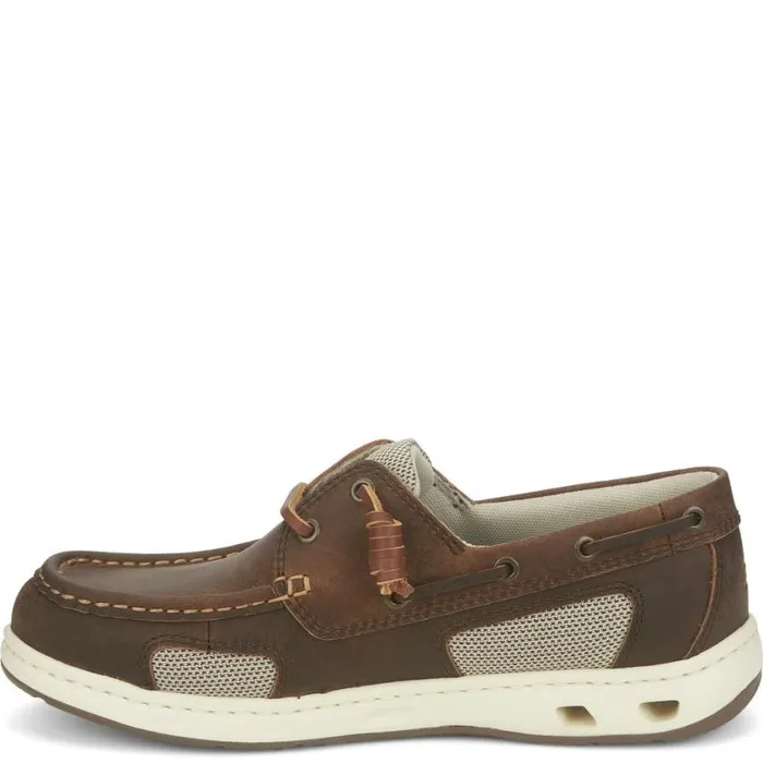 Casuals Men Justin Boots Angler SlipOn Casual Shoe Cigar Brown 040brown041