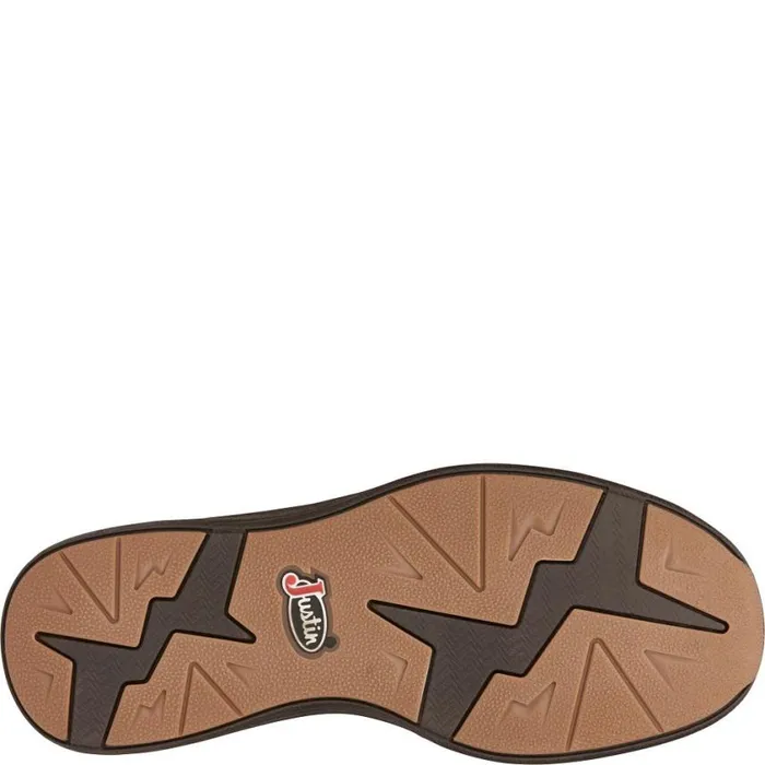 Casuals Men Justin Boots Mocc Toe Lacer Brown