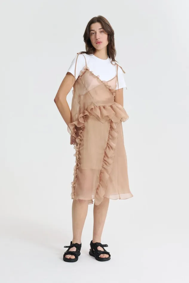 Cecilie Bahnsen Blouses Women ALESSANDRA TOP Chestnut