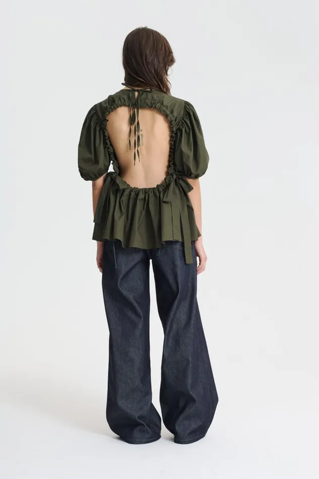 Cecilie Bahnsen Blouses Women ANISHA TOP Pine Green