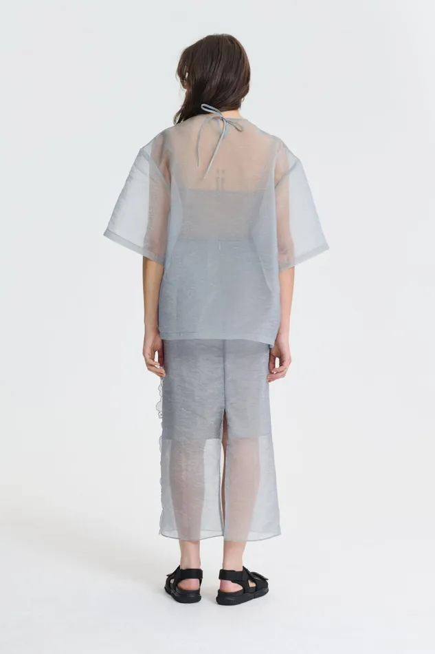Cecilie Bahnsen Blouses Women ASRA TOP Grey
